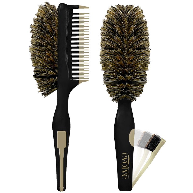 Evolve Products Triple Pro Styler Hair Brush - Black, 5 of 6