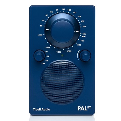 Tivoli Audio Pal Bt Bluetooth Am/fm Portable Radio & Speaker (blue