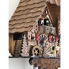 Quartz cuckoo clock 14 inch cottage design with animated woodchopper By River City Clocks - 4 of 4