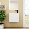22 inch bathroom vanity with sink, suitable for small bathrooms, floating vanity storage cabinet, with soft door closure, suitable for bathrooms - 2 of 4