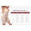 Voxshe Fajas Colombianas Moldeadoras Shapewear for Women Open Bust Bodysuit Tummy Control Postpartum Butt Lifter Compression Garment BE-SW01 Beige - 3 of 4