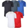 Galaxy By Harvic Men's Short Sleeve Moisture-Wicking Quick Dry Performance Crew Neck Tee- 5 Pack - image 2 of 2