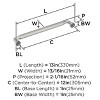 Amerock Collet Appliance Pull for Large Panels and Oversized Cabinets - 3 of 4