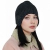 Anna-Kaci Warm Winter Knitted Beanie Hat with Earflap Daily Headwear Ski Mask for Men Women - 3 of 4