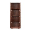 Lyngins Storage Cabinet with 8 Doors and 4 Shelves,Bathroom Cabinet for Living Room,Bathroom - 4 of 4