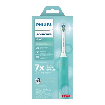 Philips Sonicare 4100 Plaque Control Rechargeable Electric Toothbrush - HX3689/23 - Turquoise