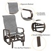 Yaheetech Outdoor Rocking Chair W/ Breathable Sling Fabric for Porch, Patio, Balcony - 4 of 4