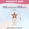 Unique Bargains Star Shape Rhinestone Glitter Iron On Sew Beaded Applique Patches 4 Pcs - 2 of 4