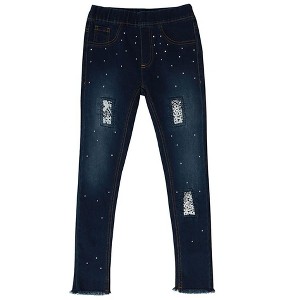 Just Love Girls Woven Denim Jegging - 1 of 2