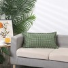 Unique Bargains Retro Decorative Invisible Zipper Plaid Throw Pillow Covers With Pattern 1 Pc - 2 of 4
