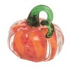 Transpac Glass 1 in. Orange Harvest Mini Fall Pumpkin Set of 3 - 3 of 4
