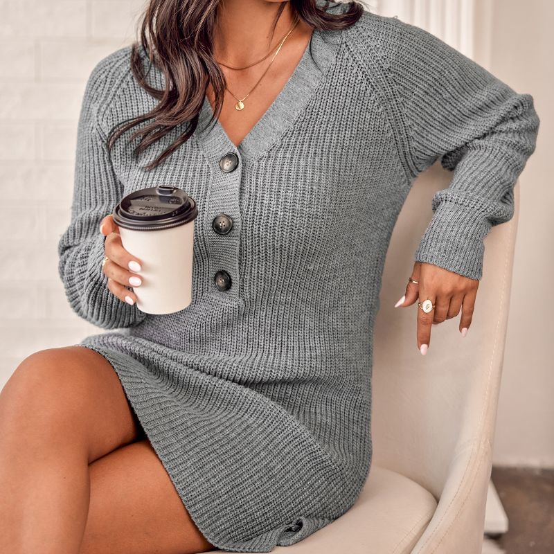 Women's Chunky Knit Mini Sweater Dress - Cupshe, 3 of 9