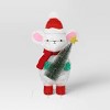 Incandescent Tinsel Mouse Christmas Novelty Sculpture Light with Clear/Multicolor Light Bulb - Wondershop™ - 3 of 3