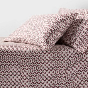 400 Thread Count Performance Holiday Sheet Set - Threshold™ - 1 of 3