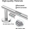 Towel Rack for Bathroom Wall Mounted, Thicken SUS304 Stainless Steel Towel Rod Modern Home Decor - 4 of 4