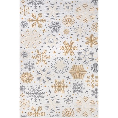 Nuloom Eloide High-Low Snowflake Indoor Area Rug