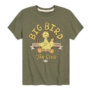Boys' - Sesame Street - Big Bird Fan Club Short Sleeve Graphic T-Shirt - 1 of 4