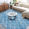 Geometric Area Rug,Washable Low-Pile Non-Slip Foldable Indoor Carpet for Living Room, Bedroom, Dining Room & Nursery - 2 of 4