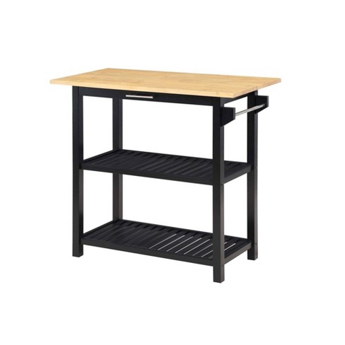 Supranowitz Kitchen Island with Butcher Block Top