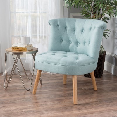 Nicbex Accent Chair Armless Chair With Solid Wood Frame Upholstered ...
