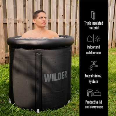 Wilder Portable Ice Bath Tub for Cold Plunge Therapy 29.5&#39;&#39; x 31.5&#39;&#39; -  86 Gallon Capacity