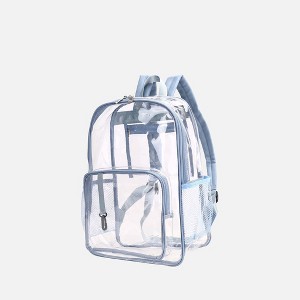 MKF Collection Cleo Clear PVC Backpack for Women Transparent Bag by Mia K - 1 of 4