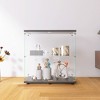 VYNXARIA Two-Door Glass Display Cabinet - Stylish Curio Bookshelf for Home & Office - 2 of 4