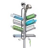 iDesign Shower Caddy - Bottle Organizer with Slanted Shelves - Black - 2 of 4