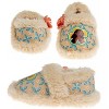 Disney Girls' Moana Slippers - Princess Moana Plush Fuzzy Slippers (Toddler/Little Girl) - 2 of 4
