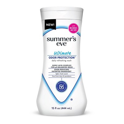 Summer's Eve Feminine Odor Relief With Boric Acid Wash - 15oz : Target