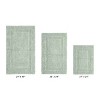 Lux Premium 100% Cotton  Ultra-Soft Tufted Solid Reversible 3 Piece Bath Rug Set, Water-Absorbent, Durable, Machine Washable Bathroom Rug - 2 of 4