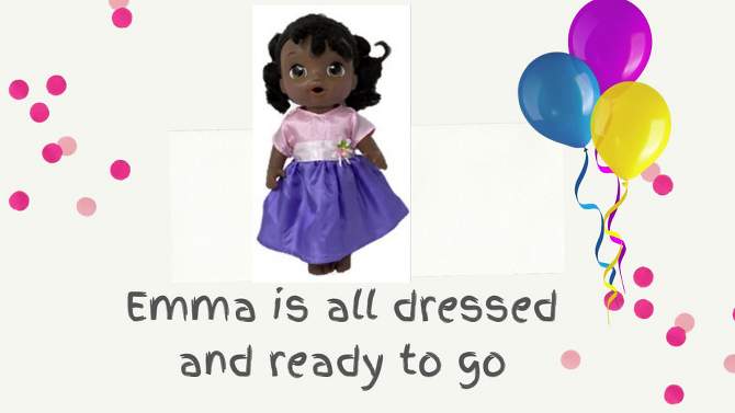 Doll Clothes Superstore Ruffle Dress For Some Baby Alive And Little Baby Dolls, 2 of 8, play video