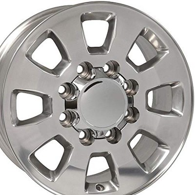 OE Wheels CV75B 18 Inch Rim Fits Sierra 2500/3500 Style 8x180 18x8 Polished - Hollander 5501 (1)