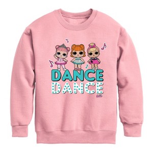 Boys' - LOL Surprise! - LOL Dance Graphic Long Sleeve Fleece Sweatshirt - 1 of 4