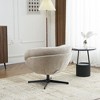 NicBex Swivel Chair Accent Chair with Removable Cushion Comfy Chair Living Room Chair for Reading Room, Bedroom, Office - 4 of 4