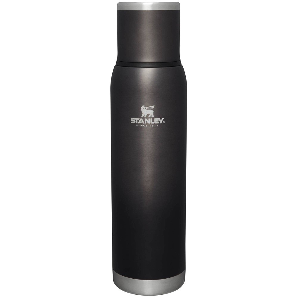 Photos - Glass Stanley 44oz Adventure To-Go Bottle - Charcoal Glow 
