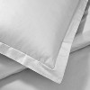 1500-Thread Count Cotton Solid Duvet Cover and Sham Set by Blue Nile Mills - 3 of 4