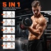 GIKPAL 5 in 1 Adjustable Dumbbells, Adjustable Free Weights Plates and Rack - Adjust Hand Weights for Home Gym Full Body Workout Fitness - 3 of 4