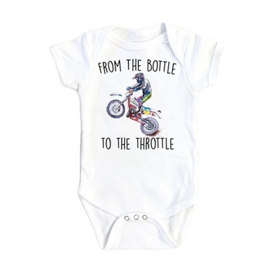 Dirt Bike Thorttle - Baby Boy Girl Clothes Infant Onesie® Funny Cute Newborn GS1