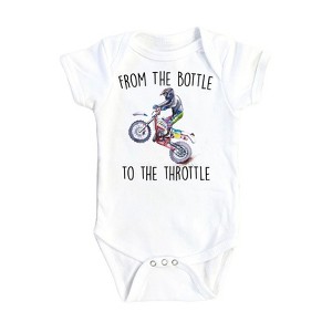 Dirt Bike Thorttle - Baby Boy Girl Clothes Infant Onesie® Funny Cute Newborn GS1 - 1 of 1