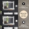 32x24inch LED Bathroom Mirror With Lights 32x24inch Anti-Fog Dimmable Wall Mounted Vanity Mirror For Wall (Horizontal & Vertical) - 4 of 4
