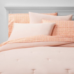Twin/Twin XL 5pc Solid Bedding Set Blush Metallic - Room Essentials , Blush Grey