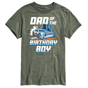 Men's - Hot Wheels - Dad Of Birthday Boy Short Sleeve Graphic T-Shirt - 1 of 4