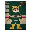 Sleep Squad Minnesota Wild Nordy Mascot 60 x 80 Raschel Plush Blanket - 3 of 4