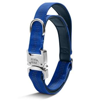 Black Rhino Tactical Dog Collar Ultra-Soft Neoprene Padded Dog Collars for Medium, Large, XL Dogs, Blue