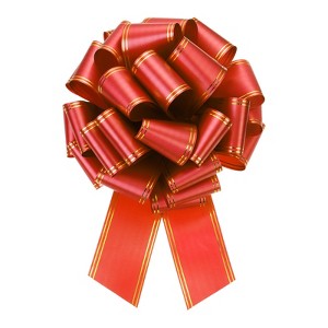 Unique Bargains Large Pull Bow Metallic Car Bows Decorative Gift Wrapping Ribbons - 1 of 4