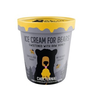 Ice Cream For Bears Frozen Chocturnal Triple Chocolate Ice Cream - 14 fl oz - 1 of 4