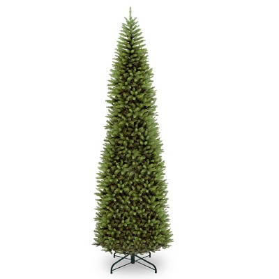 National Tree Company Artificial Slim Christmas Tree, Green, Kingswood Fir, Includes Stand, 16ft