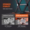 Yukimo 1100LBS Motorcycle Lift Jack - Scissor Lift with Dolly, Hand Crank, Wide Non-Slip Deck & Tool Tray for Street/Cruiser/Touring Bikes/ATVs - 4 of 4