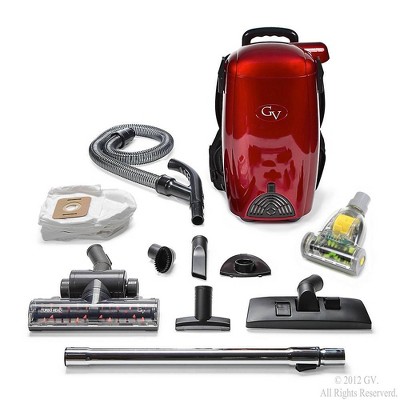 GreatVacs 8qt HEPA BackPack Vacuum Blower - Red